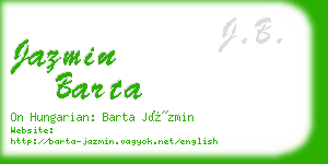 jazmin barta business card